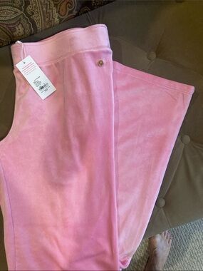 Lilly Pulitzer Pink Velour Joggers